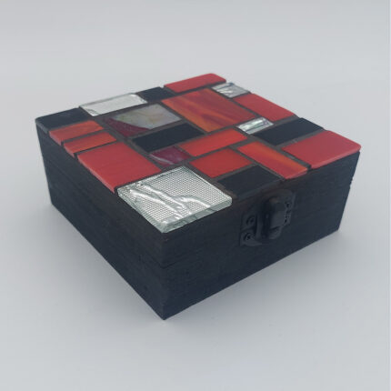 004 Mosaic Jewelry Box “Red”