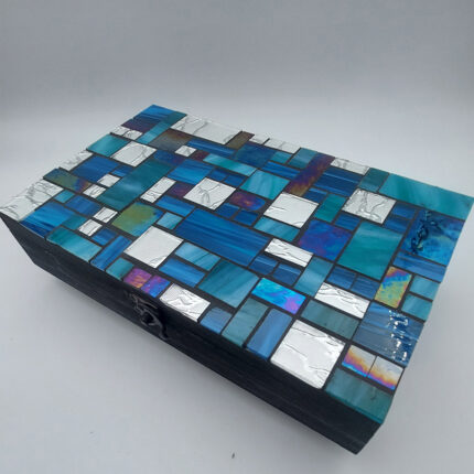 003 Mosaic Tea Box “Blue”