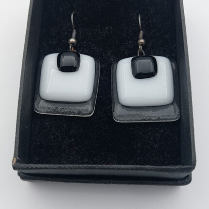 001 Fused Glass Earrings