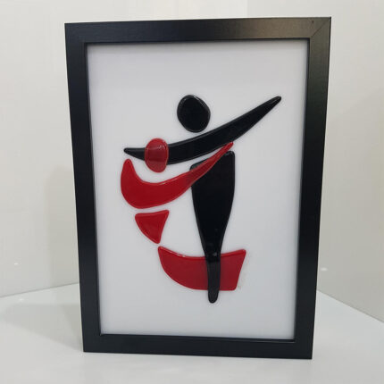 003 Glass Picture “Dancers”