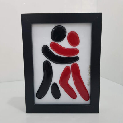 001 Glass Picture “Dancers”