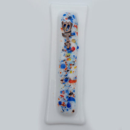 Fused Glass Bet Mezuzah