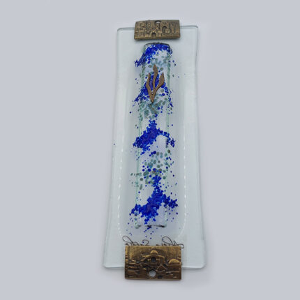 Fused Glass Bet Mezuzah