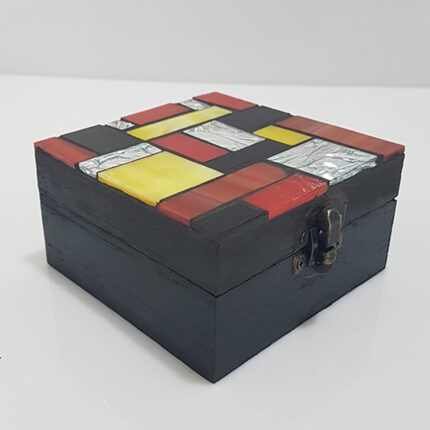 003 Mosaic Jewelry Box “Red”