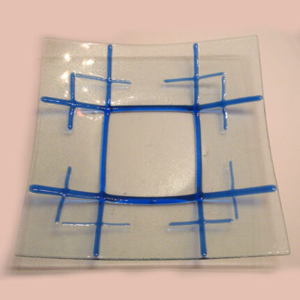 Fused Glass Center Piece 033