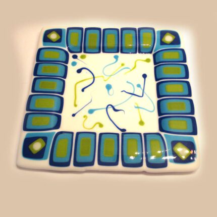 Fused Glass Center Piece 045