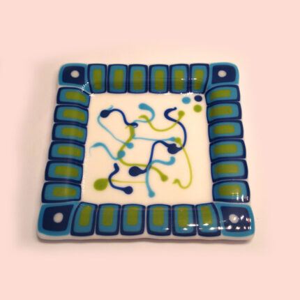 Fused Glass Center Piece 046