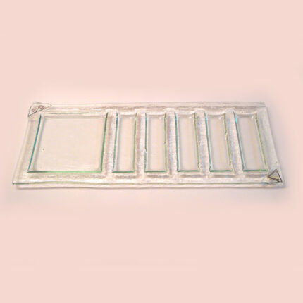 Fused Glass Center Piece 043 Appetizer Tray
