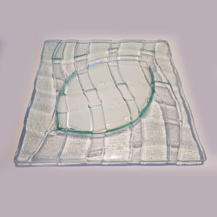 Fused Glass Center Piece 037
