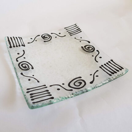 013 Fused Glass Coasters (4 Pieces Set)